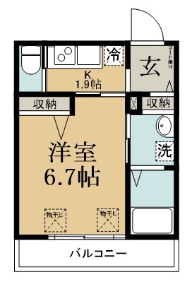 アンベリール勝田台 304号室 間取り