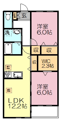 パークヴィラ王子台Ａ棟 103号室 間取り