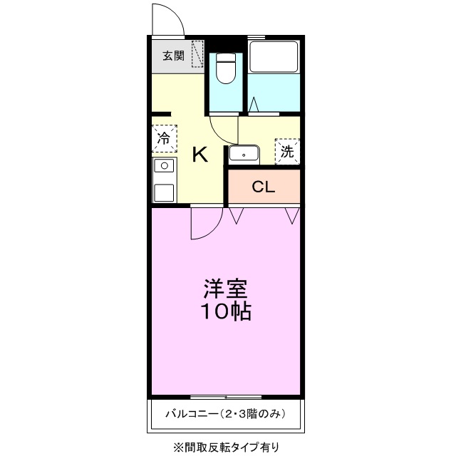 ベラヴィスタ 201号室 間取り
