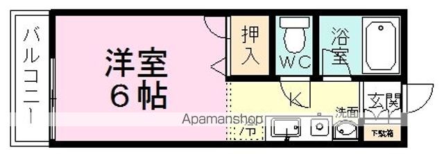 ニューエステート 202号室 間取り