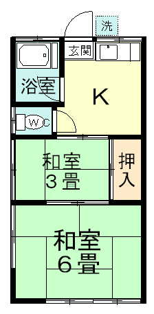 畠中荘 間取り図