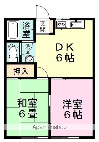 ニューエステート 102号室 間取り