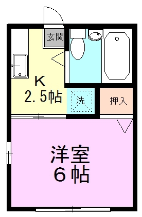 アーグルＡ 103号室 間取り