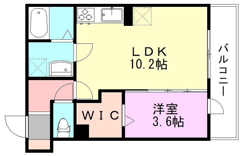 プラムガーデンⅢ 101号室 間取り