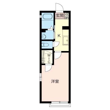 コーポ弥生Ｃ 102号室 間取り
