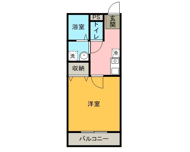 アルシオンＡ号棟 305号室 間取り