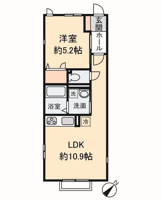 グレイス八千代台 202号室 間取り