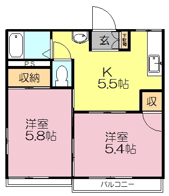 プレミールＡ棟 間取り