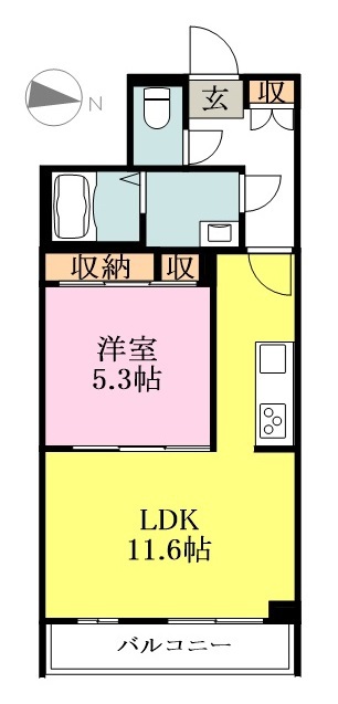 ブリッランテ八千代台 102号室 間取り