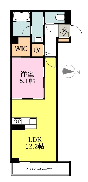 ブリッランテ八千代台 305号室 間取り