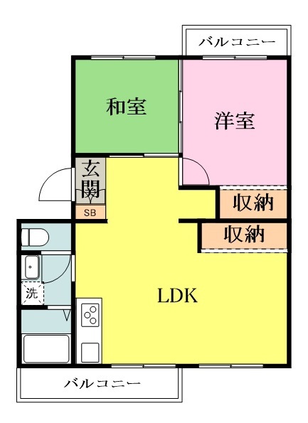 八千代中央レジデンス 303号室 間取り