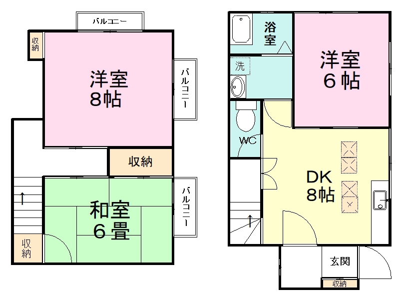 第二ミヤザワハイツ 101号室 間取り