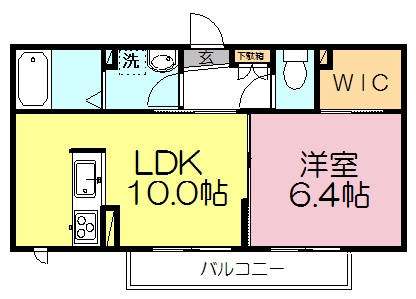コリナベルデ 102号室 間取り