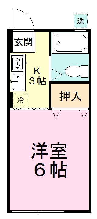 コーポカルチャー 間取り図