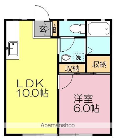 ハイツグレース 102号室 間取り