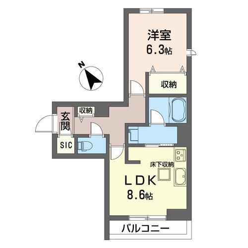 リラフォート薬円台 102号室 間取り