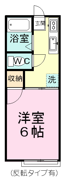 フォーブル日大通り 201号室 間取り