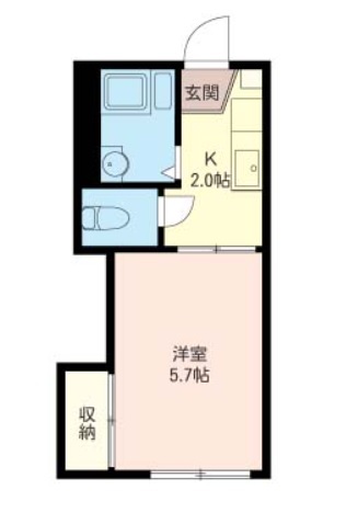 ドエル習志野 103号室 間取り