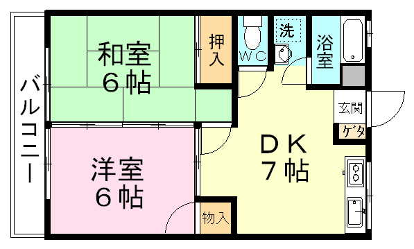 ハイム高嶺 101号室 間取り