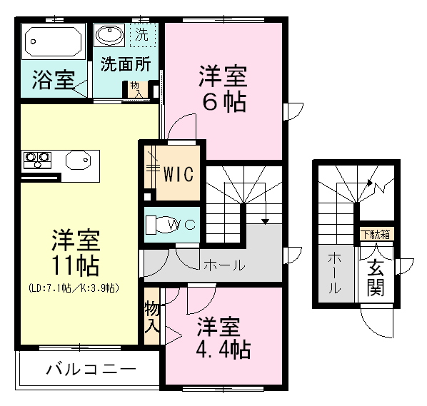 ＳＹＡメゾン 203号室 間取り