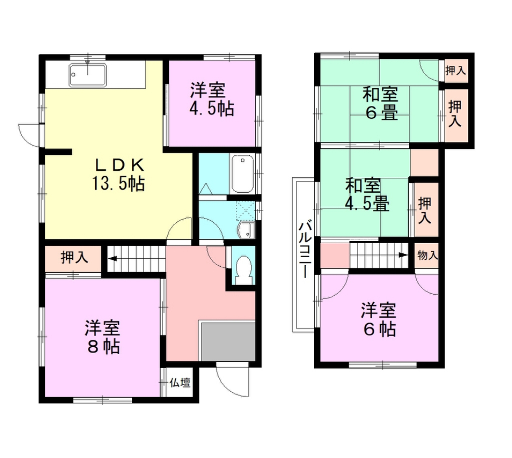 表町戸建 間取り