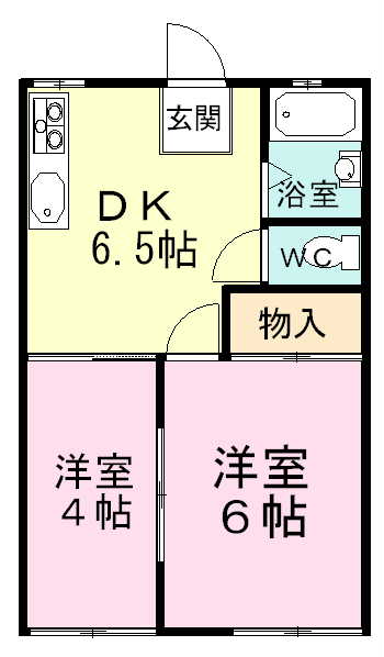 第二ミヤザワハイツ 207号室 間取り