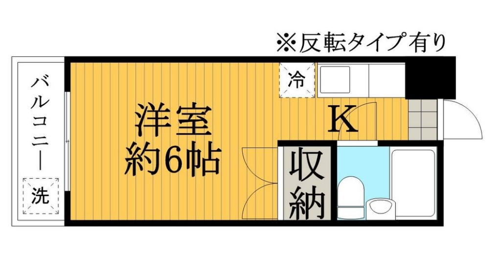 サンライズ多田 202号室 間取り