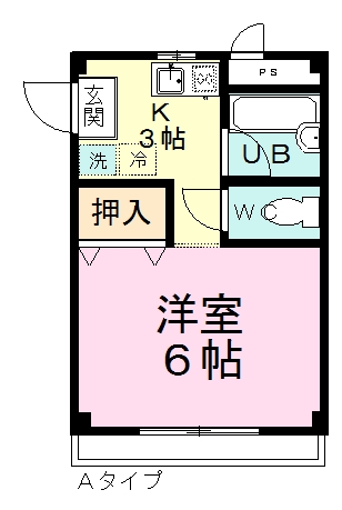 日本こうこくビル 401号室 間取り