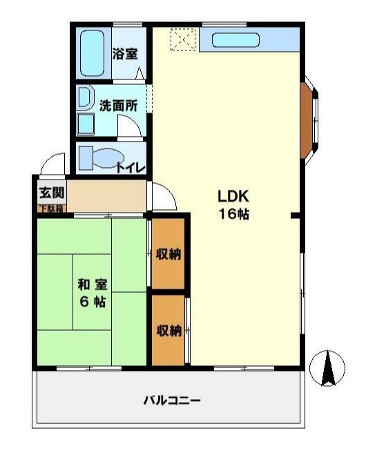 ビレッジ高津 201号室 間取り