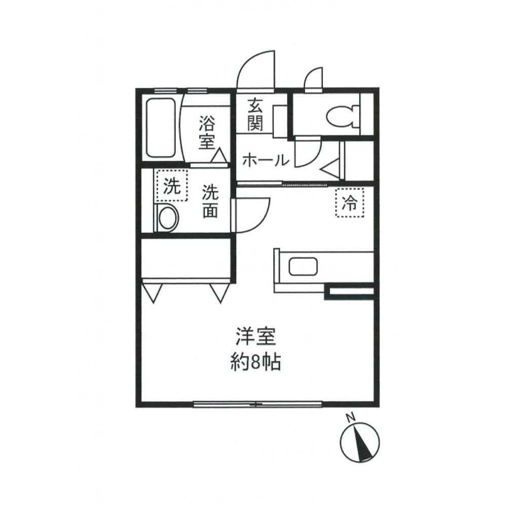 モーゲンコラージュ 202号室 間取り