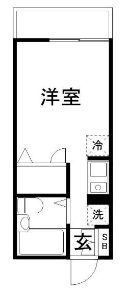 ノースヒルズ 206号室 間取り