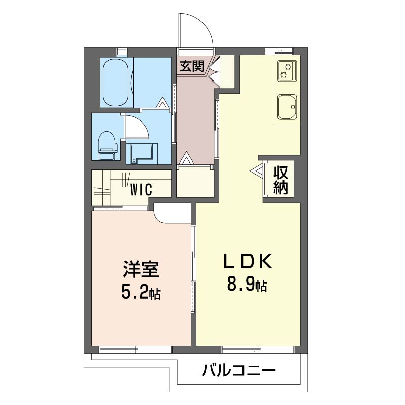 サンコート二番館 205号室 間取り