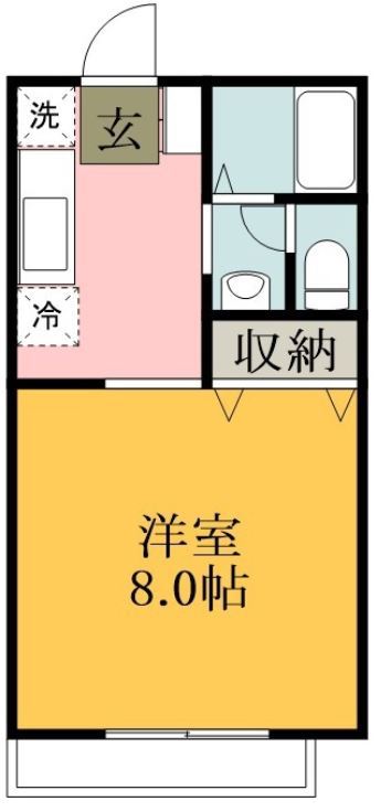 サニーホームズ 203号室 間取り