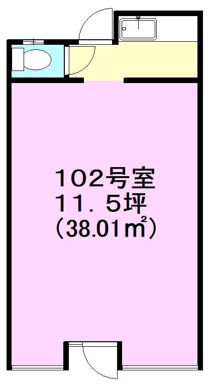 ラフォーレ店舗 102号室 間取り