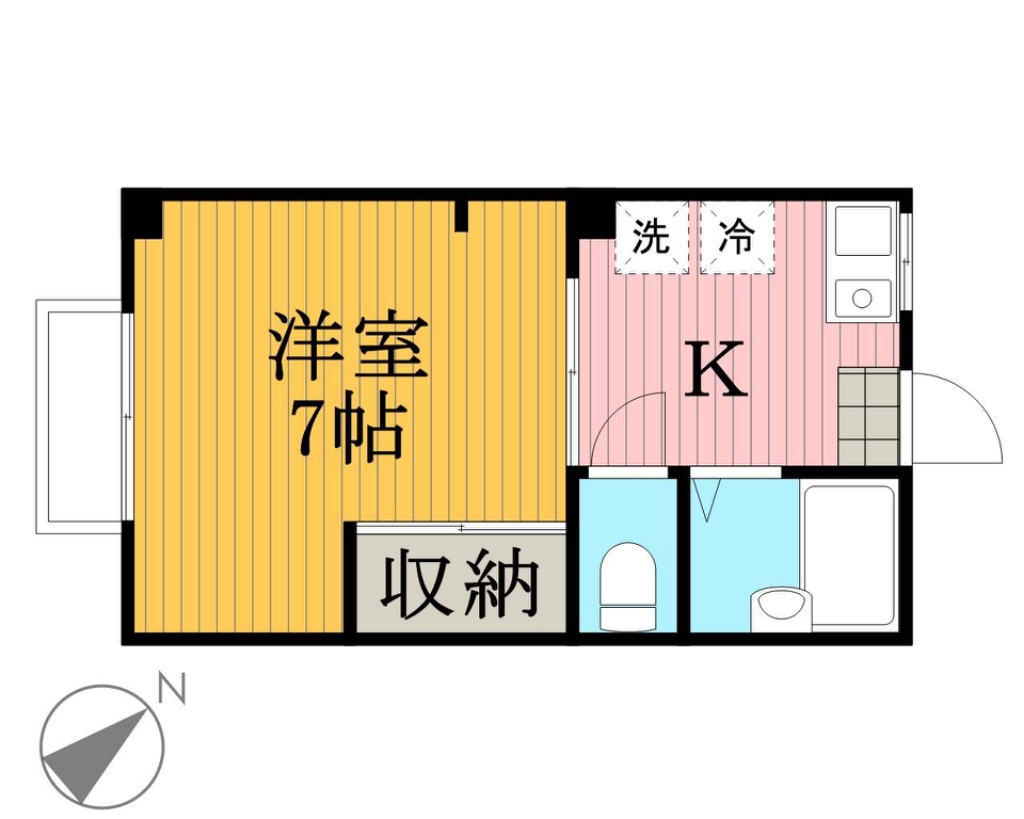 クボタハウス浦島ハイツＡ 201号室 間取り