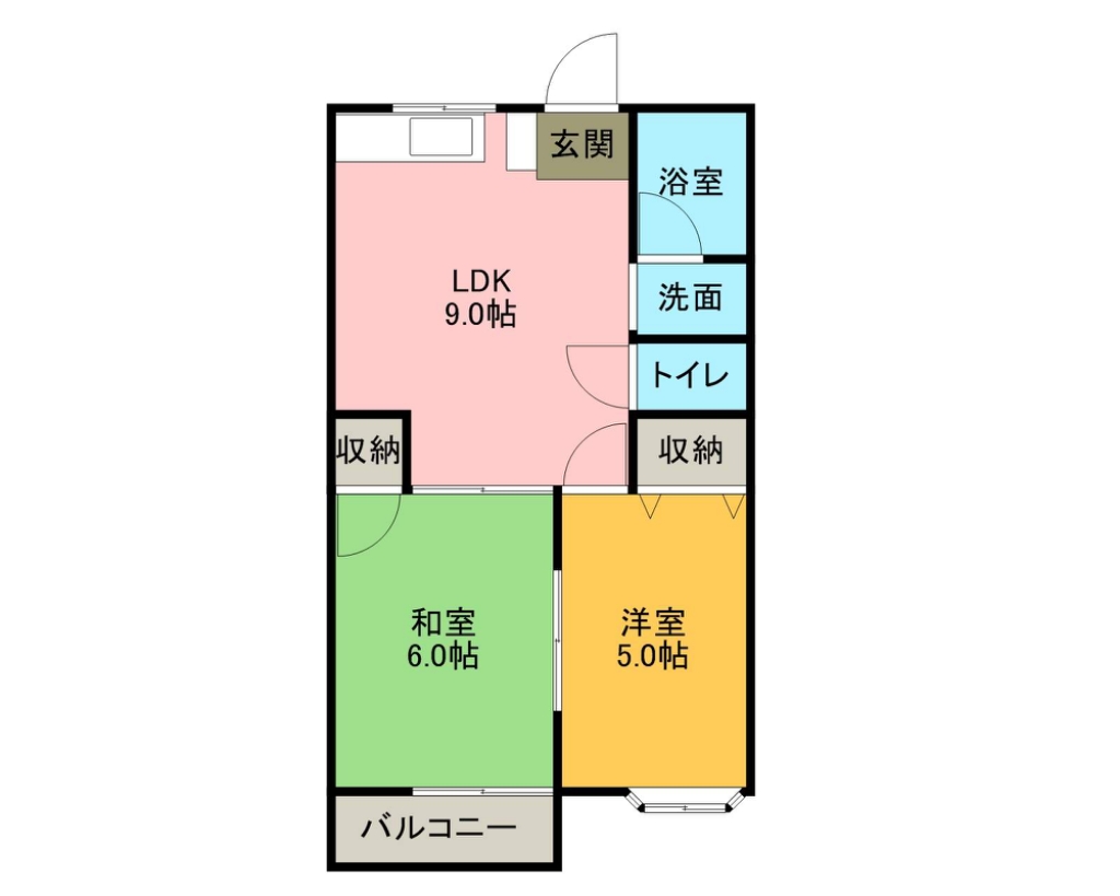 すまいる高津 202号室 間取り