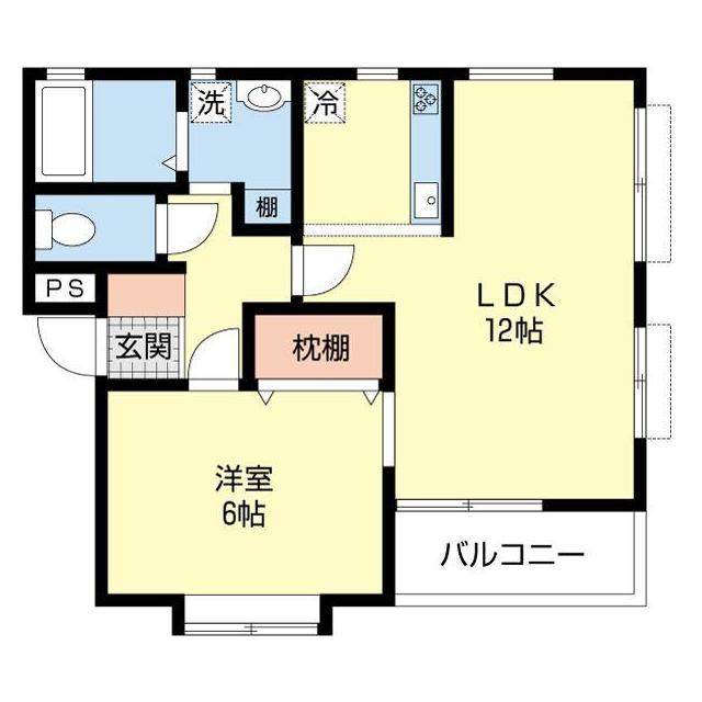 メゾン・ド・八千代 202号室 間取り
