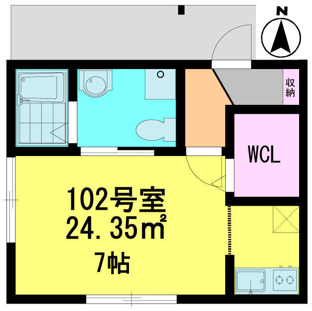 ルミエール実籾 間取り図