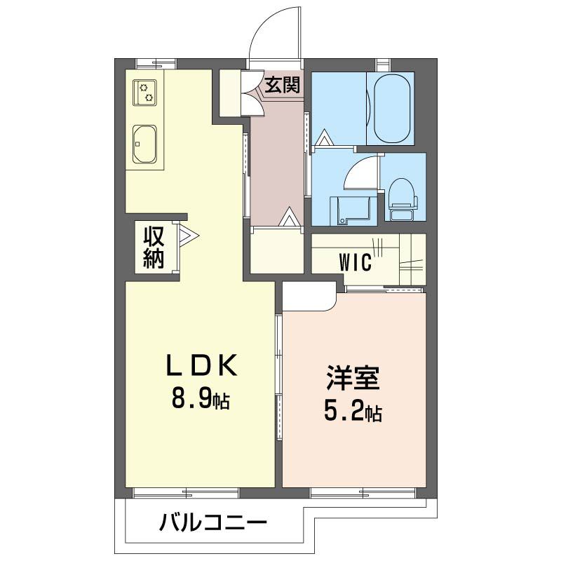 サンコート一番館 203号室 間取り