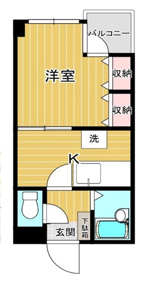 セントビック津田沼 304号室 間取り