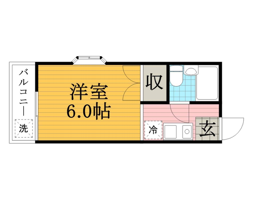 セブンハイツ船橋日大前 207号室 間取り
