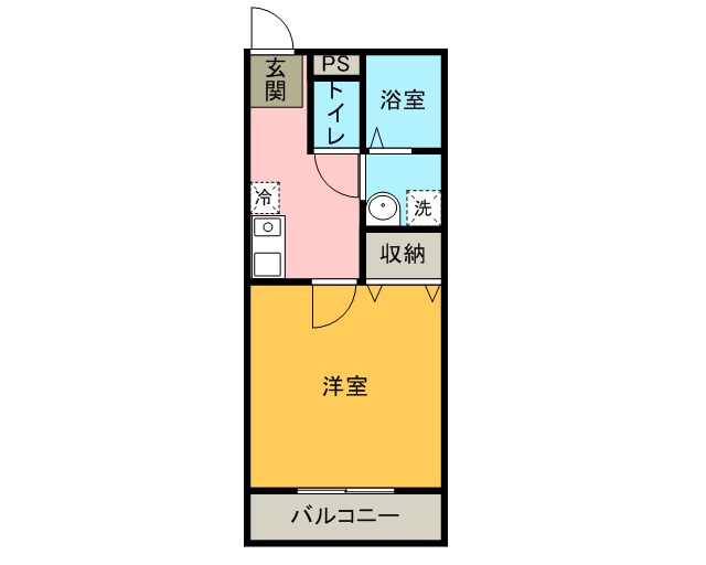 アルシオンＡ号棟 303号室 間取り