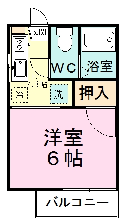 グリーンウッドＫ＆Ｓ 202号室 間取り