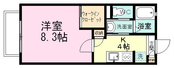 マイ・ヴィラージュ 206号室 間取り
