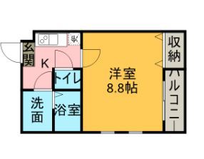 シンシア壱番館 間取り図