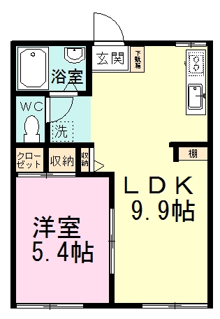 サンコート一番館 106号室 間取り