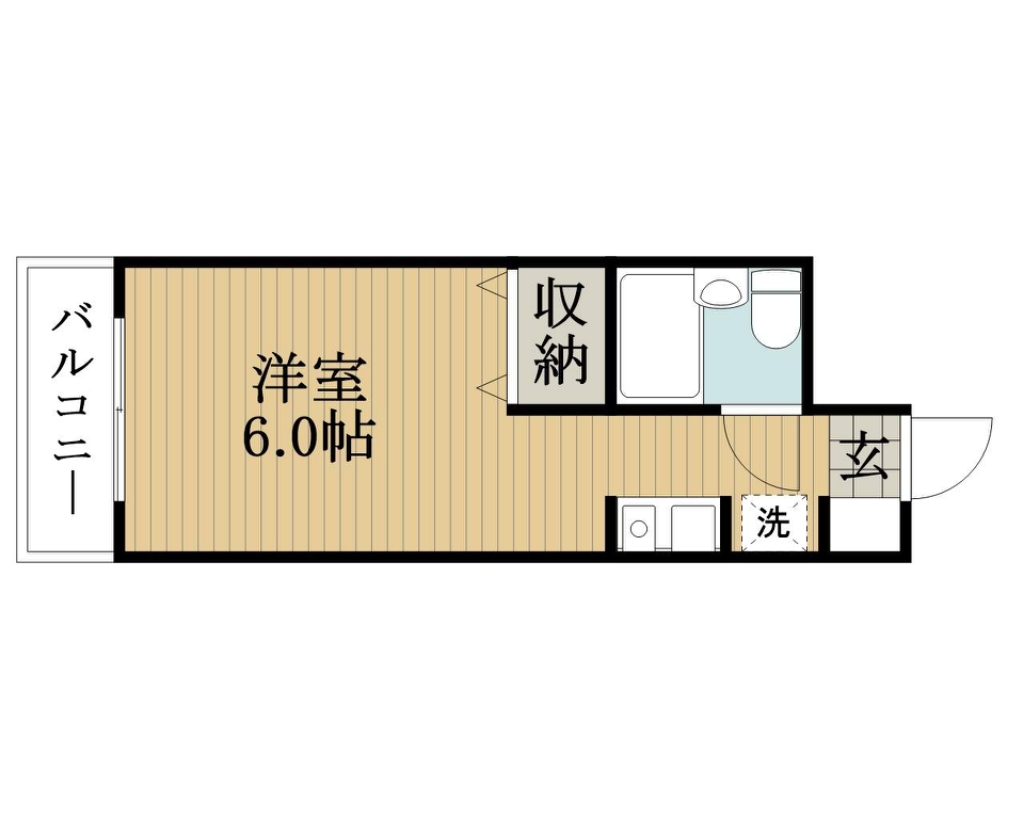 ペティパレス薬園台 404号室 間取り