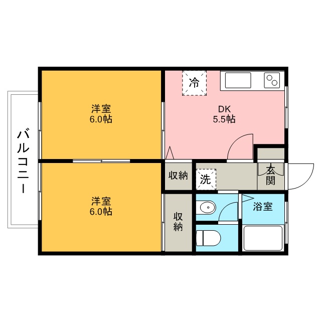 ソフィアビレッジ 202号室 間取り