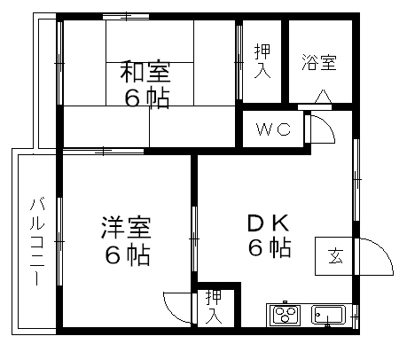 フォーブルベルＢ棟 101号室 間取り