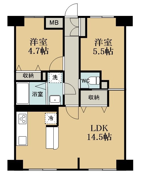 ラ・フォレ薬円台 504号室 間取り